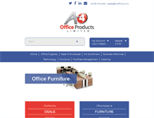 Tablet Screenshot of a4office.com